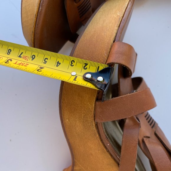 Nine West wooden wedge gladiator sandals - Picture 7 of 10